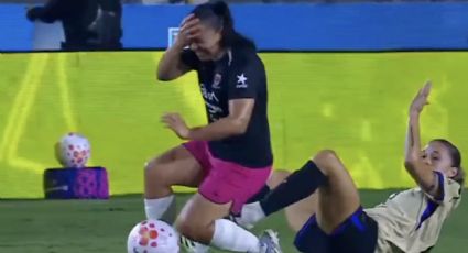 ¡Tremendo susto! La mexicana Charlyn Corral recibe una patada en la cara en el duelo ante Barcelona y termina en el hospital; la reportan estable