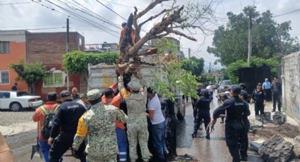 Gallos Blancos abren centro de acopio para apoyar a damnificados por fuerte lluvia que dejó dos muertos en Querétaro