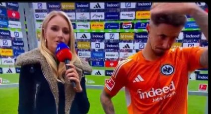 Reportera se confunde de camisetas en la Bundesliga y le pregunta al capitán del Werder Bremen si estaba feliz por ganar; los golearon 4-1