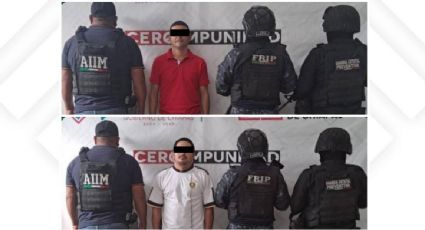 Detienen a dos sujetos por extorsión agravada y robo con violencia en Chiapas