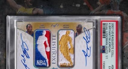 ¡La más cara de la historia! Tarjeta de Michael Jordan y Kobe Bryant con sus firmas se vendió en 12.9 millones de dólares