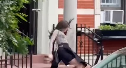 “Still falling for you”: Anne Hathaway cae durante grabaciones de “The Devil Wears Prada 2”