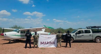 Aseguran avioneta tipo Cessna en Cajeme, Sonora; detienen a sujeto y hallan presunta droga