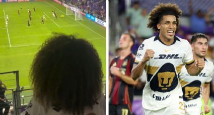 ¡Hereda la pasión! El hijo de Adalberto Carrasquilla, jugador de los Pumas, festeja de forma espectacular tras el doblete de su padre en la Leagues Cup
