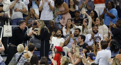 ¡El amor está en el aire! Propuesta de matrimonio interrumpe en pleno partido de Aryna Sabalenka en el US Open