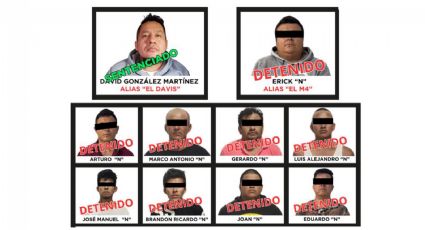 Caen nueve integrantes de los "M4" en Edomex; son señalados por delitos como secuestro, extorsión y homicidios