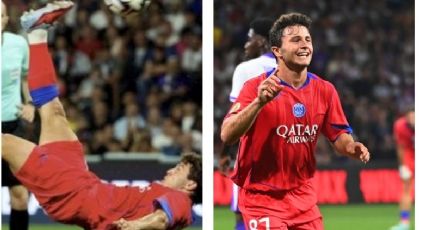 Espectacular: El portugués Joao Neves marca hat-trick de golazos con el PSG; dos tantos fueron de chilena