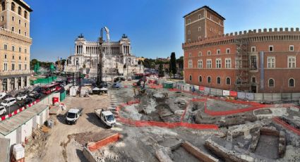 Construcción del metro en Roma devela viviendas de la época del Imperio y hornos medievales