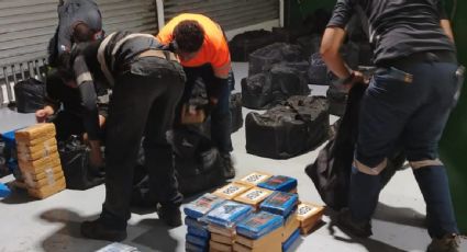 Incautan 240 paquetes de presunta droga y detienen a siete personas en puerto de Panamá