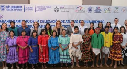 Maru Campos abandera a 18 atletas rarámuris que representarán a México en Canadá