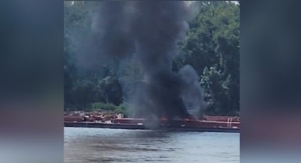 Helicóptero choca contra embarcación en el río Mississippi; hay al menos dos muertos