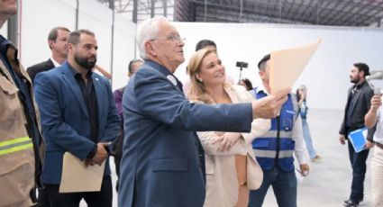 Supervisan avance del 80% en el Centro de Convenciones de Cuauhtémoc; prevén inauguración en noviembre