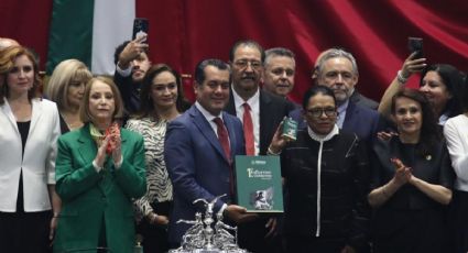 Rosa Icela Rodríguez acude a la Cámara Diputados y entrega el primer informe de Sheinbaum