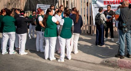 Médicos de hospitales en Veracruz protestan tras la reunión de Rocío Nahle y el director general IMSS