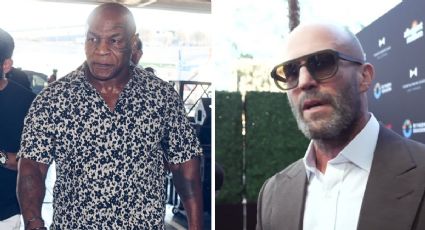 El exboxeador Mike Tyson, el actor Jason Statham y las celebridades presentes en la pelea ‘Canelo’-Crawford en Las Vegas