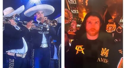 El 'Canelo' Álvarez sale al ring para su pelea en Las Vegas al ritmo de mariachi y "México lindo y querido"