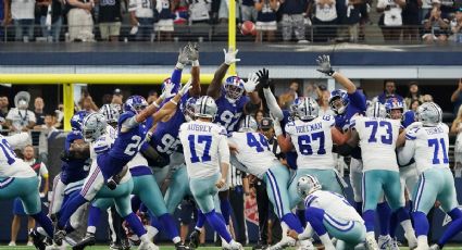 ¡A punto de quedar empatados! Los Cowboys derrotan a los Giants a escasos segundos de que terminara el tiempo extra