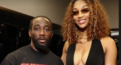 ¡Le saca una cabeza! Terence Crawford recibió a la basquetbolista Angel Reese antes de vencer al 'Canelo' Álvarez