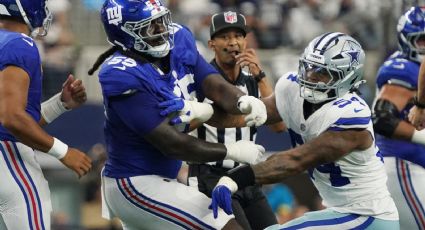 ¡Enloquece! James Hudson III, defensivo de Giants, agrede a dos rivales de Cowboys y luego encara a su entrenador al ser banqueado por cuatro castigos consecutivos