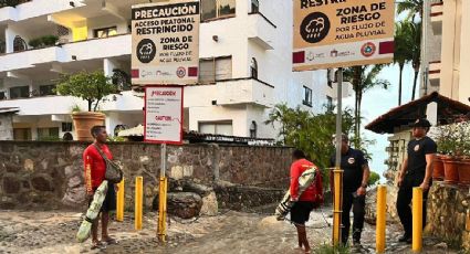 Fuertes lluvias en Jalisco: 150 turistas quedan atrapados en playa en Puerto Vallarta