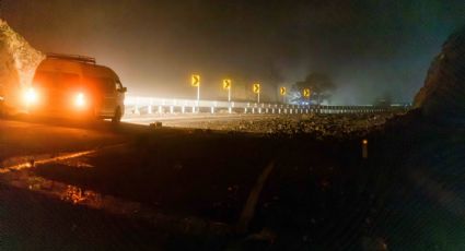 Se registra deslave en una carretera en Pisaflores, Hidalgo; no hay lesionados