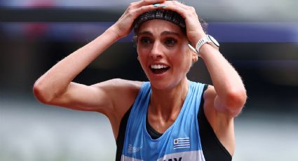 Atleta hace historia al ser la primera medallista de Uruguay en un Mundial de Atletismo, pero se entera que ganó bronce hasta cruzar la meta