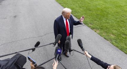 Trump le dice "cállate" a un periodista australiano que lo cuestionó sobre sus negocios
