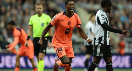 ¡Soberbio! Marcus Rashford se luce con un espectacular doblete para el triunfo del Barcelona ante Newcastle en Champions