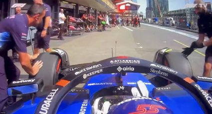 El piloto Carlos Sainz se confunde y hace parada en boxes con Alpine cuando es de Williams: la escudería lo corre y se burla de él