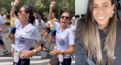 Alejandra Chedraui, diputada de Morena, es exhibida por hacer trampa en el Maratón de la CDMX: arrancó el recorrido en el km 20