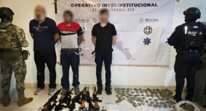 Detienen a tres presuntos integrantes de una facción de "Los Mayos" en Baja California Sur
