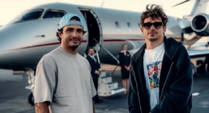 ¡Rápido y furioso! Sainz y Leclerc, pilotos de F1, improvisan viaje por carretera tras aterrizaje de su vuelo en Italia por mal tiempo
