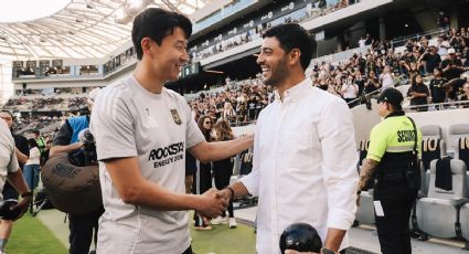 Son Heung-Min, jugador franquicia del LAFC, elogia el homenaje para el mexicano Carlos Vela: “Un día quiero ser como él y que me reciban así”