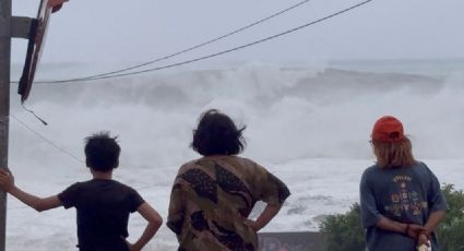 Arrestan a dos mujeres en Hong Kong tras "selfie" con un menor junto al mar en medio del tifón "Ragasa"