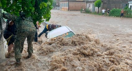Menor muere arrastrado por la corriente en Culiacán tras las fuertes lluvias; 32 personas fueron evacuadas