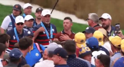 El golfista Rory McIlroy y su esposa fueron agredidos en la Copa Ryder por un aficionado que les arrojó un vaso con cerveza