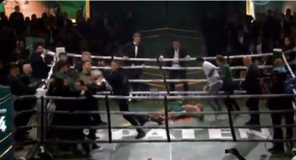 ¡Vergonzoso! Función de boxeo termina en batalla campal con un expeleador de UFC conmocionado por el hijo de su rival