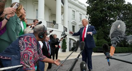 "Si no me gusta alguien, voy a despedirlo", dice Trump previo a reunión con los principales líderes militares de EU