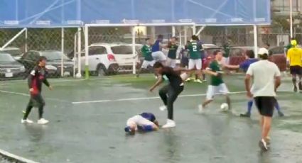 Autores de golpiza en partido de futbol amateur son boletinados y dados de baja de la Liga; enfrentarán consecuencias legales