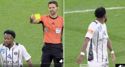 Vergonzoso: futbolista escupe al árbitro tras ser amonestado al final del partido y es obligado a regresar a la cancha para ser expulsado