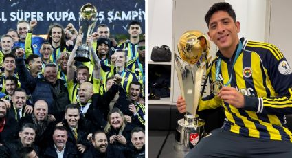 El mexicano Edson Álvarez se proclama campeón de la Supercopa de Turquía con el Fenerbahce ante el Galatasaray; no pudo jugar por lesión