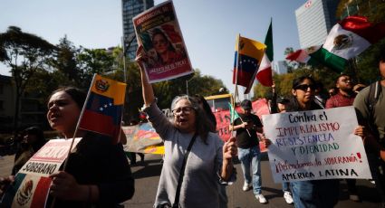 "Gringos fuera de Latinoamérica": 4 mil personas marcharon en CDMX en rechazo de la intervención en Venezuela