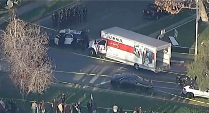 Conductor de un camión ataca a manifestantes contra Irán en Los Ángeles