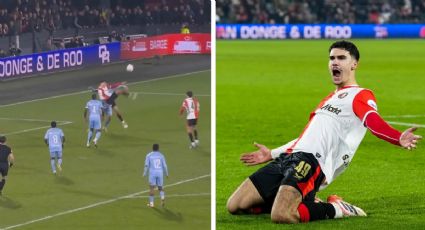 ¡Marca registrada! Robin van Persie, DT del Feyenoord, mete a su hijo de 19 años y le responde con golazos de taquito y chilena