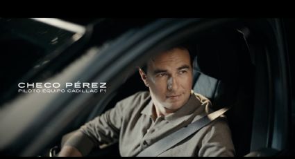 Checo Pérez protagoniza comercial para promover auto de Cadillac y le piden conducir más despacio: “¿Sí sabes que soy piloto de F1?"
