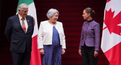 Claudia Sheinbaum se reúne en Palacio Nacional con Mary Simon, gobernadora general de Canadá