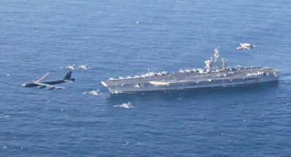Un portaviones y tres buques de guerra de EU se dirigen a aguas cercanas a Irán tras el anuncio de Trump
