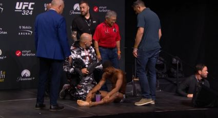 Peleador que se desplomó tras ceremonia de pesaje en UFC asegura que su caída no fue por perder muchos kilos: “Estoy bien, agradezco la ayuda”