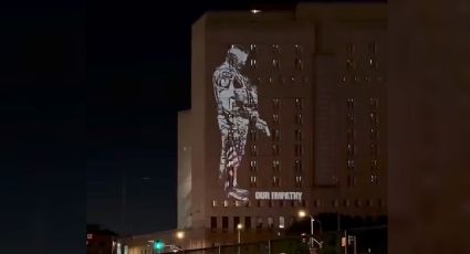 Proyectan video contra ICE en Los Ángeles en protesta tras las redadas y asesinato de civiles