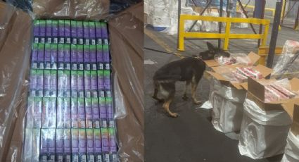 Incautan más de 88 toneladas de cigarros de procedencia ilícita en el AICM en los últimos cuatro meses